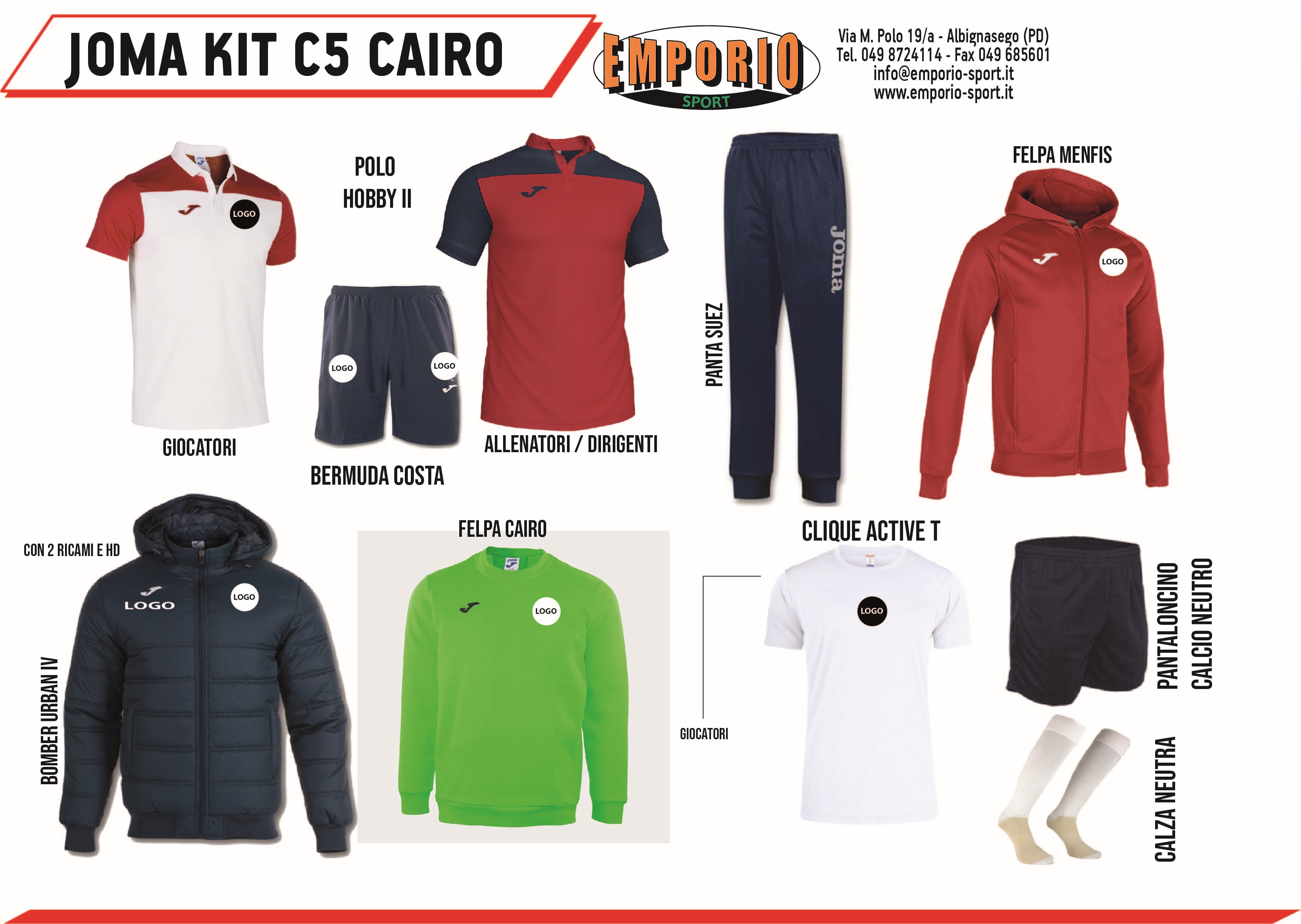 JOMA KIT CAIRO